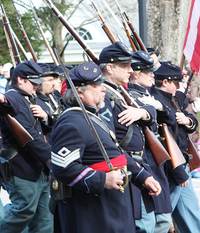 Civil War Re-enactors, Concord MA