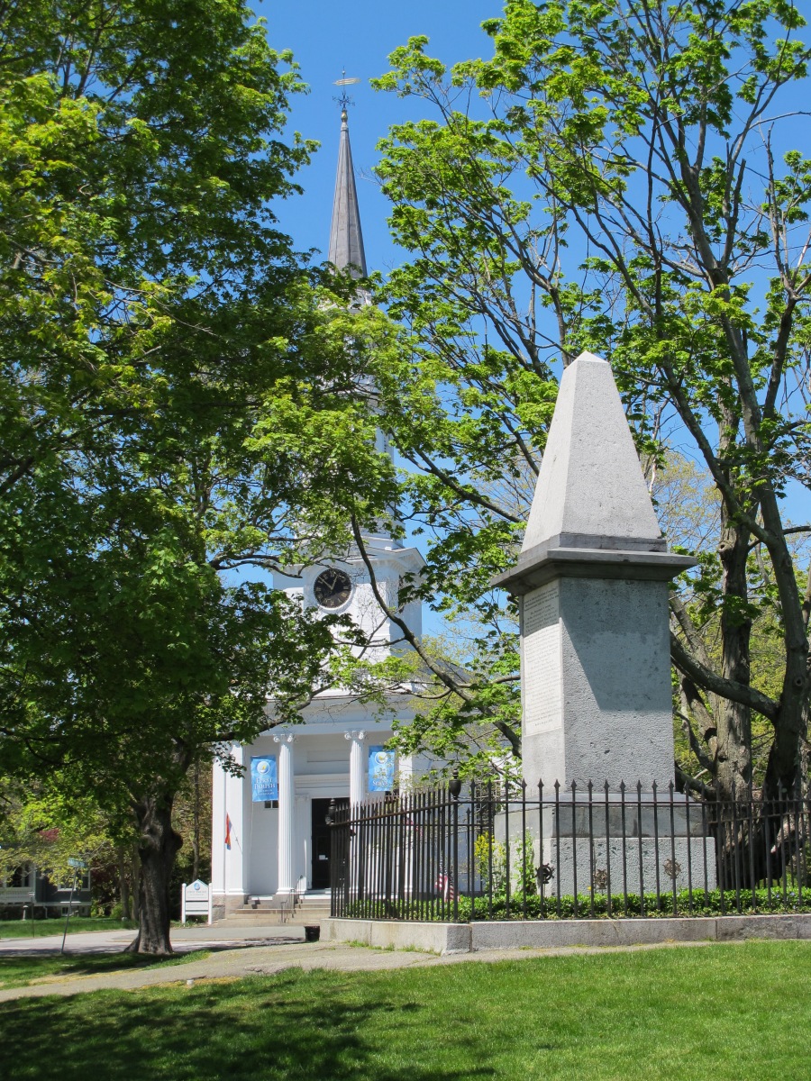 The Revolution Monument on Lexington Battle Green