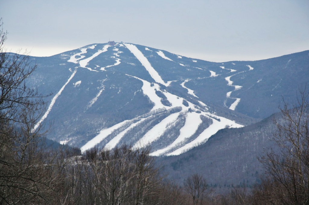 Ski trails on Cannon Mountain, New Hampshire