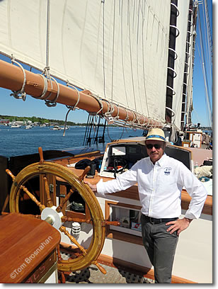 Captain of the Victory Chimes Windjammer, Maine