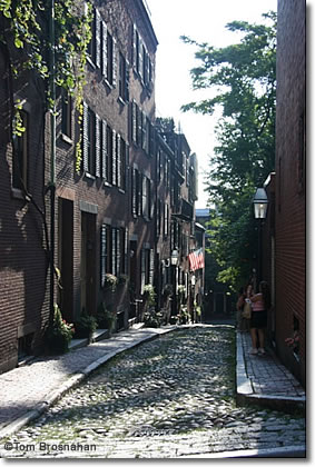 Acorn Street, Beacon Hill, Boston MA