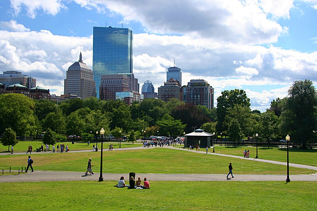 Cityscape from Boston Common