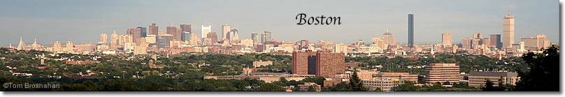 Panorama of Boston, Massachusetts