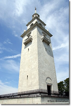 Memorial tower on Dorchester Heights, Boston MA