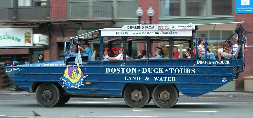 Boston Duck Tour truck-boat