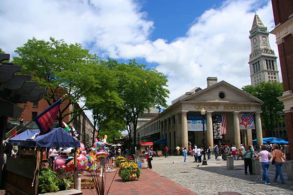 Faneuil Hall Marketplace and Quincy Market, Boston MA