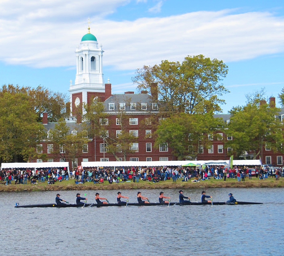Rowers on the Charles River at Harvard, Cambridge MA