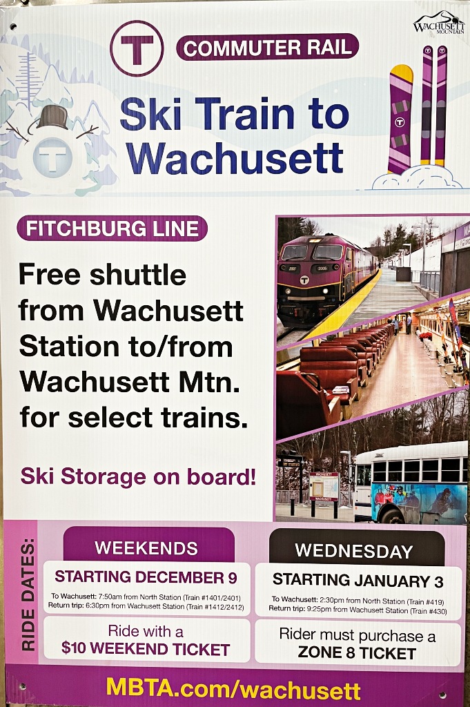 Wachusett Ski Train poster