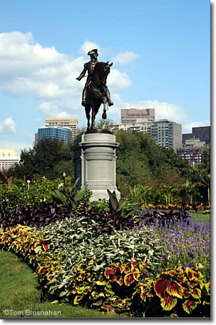 Statue of General George Washington, Public Garden, Boston MA