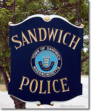Police sign, Sandwich MA