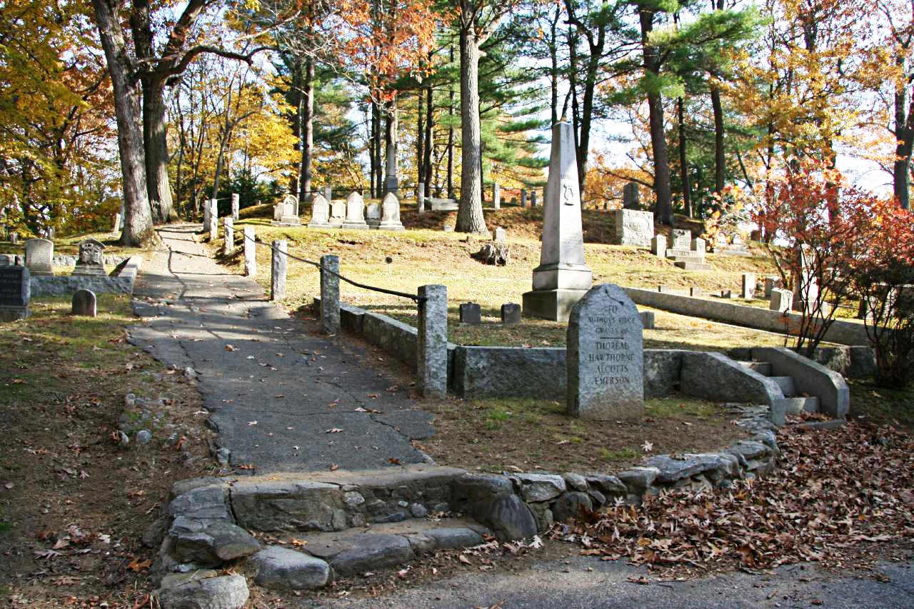Authors Ridge, Sleepy Hollow Cemetery, Concord, Massachusetts