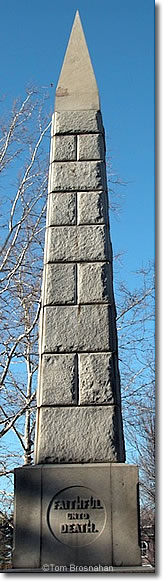 Monument in Monument Square, Concord MA