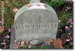 Nathaniel Hawthorne's grave, Sleepy Hollow Cemetery, Concord MA