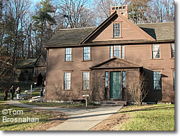 Orchard House, home of Louisa May Alcott, in Concord MA