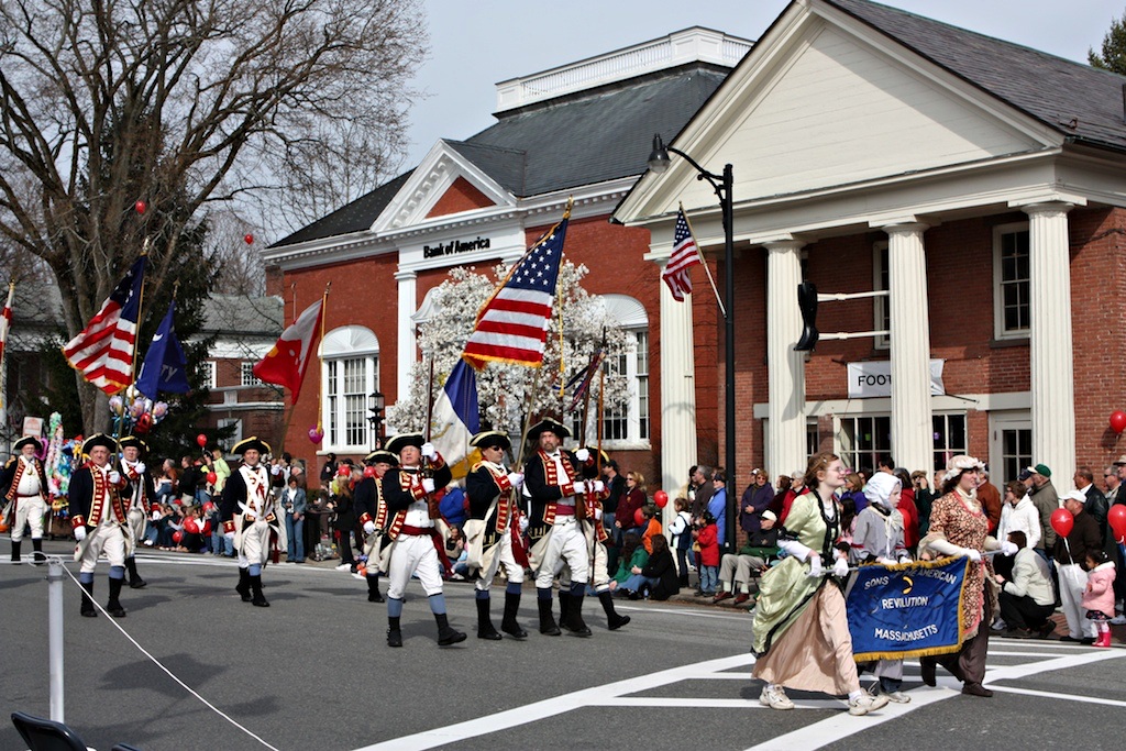 Patriots day parade, Concord MA