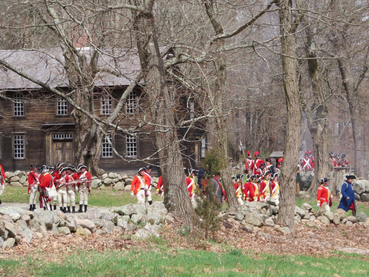 hartwell tavern battle reenactment, Patriots Day