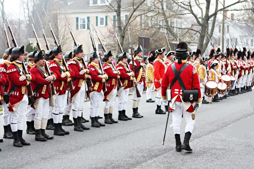 Redcoats at Lexington Green, Massachusetts