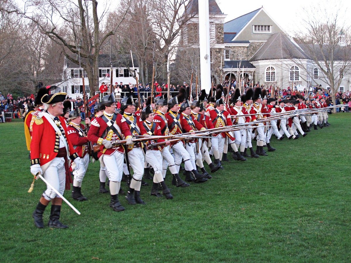 Redcoats on Patriots Day, Lexington MA