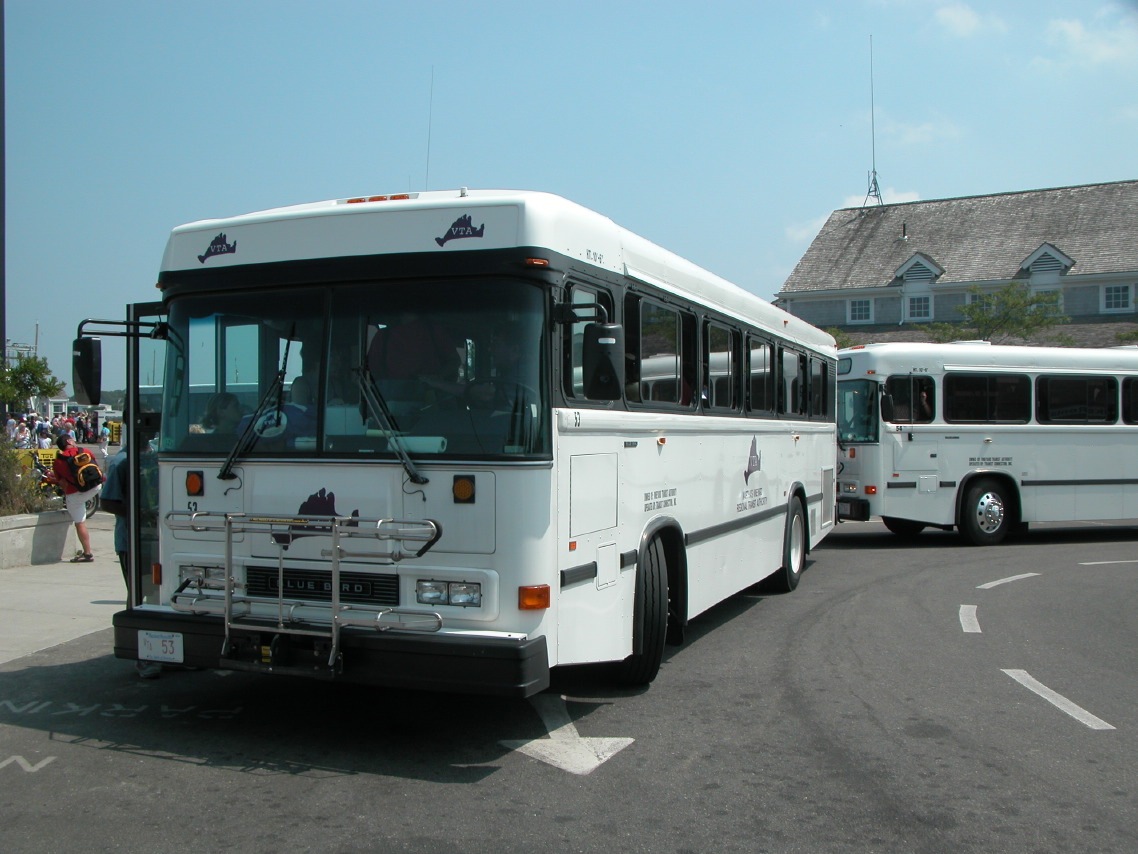 Vineyard Transit buses, Martha's Vineyard MA.