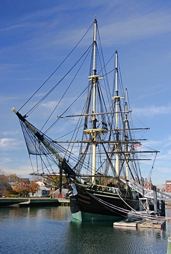 The Friendship, 19th-century clipper ship at Salem Maritime National Historic Site, Salem MA