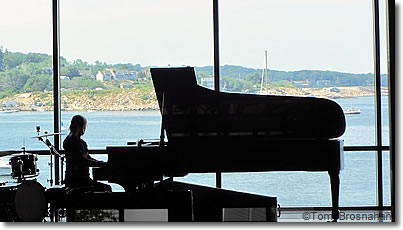 Pianist at Shalin Liu Performance Center, Rockport, Massachusetts