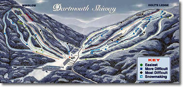 Dartmouth Skiway Trail Map