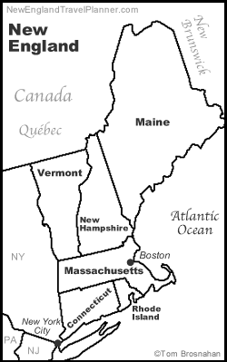 Maps Of New England Usa