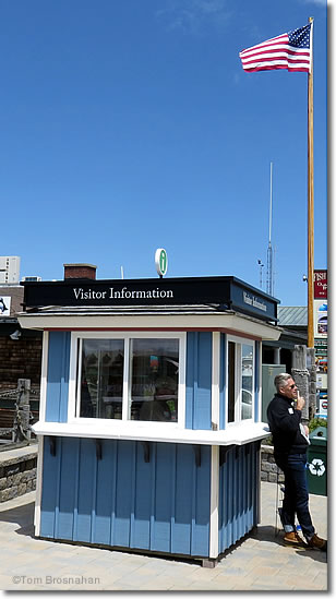 Bar Harbor Chamber of Commerce Visitor Information kiosk, Maine