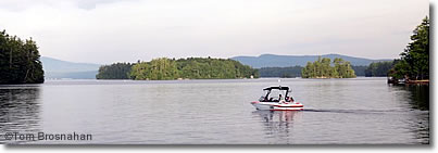 Sebago Lake from Migis Lodge, Maine