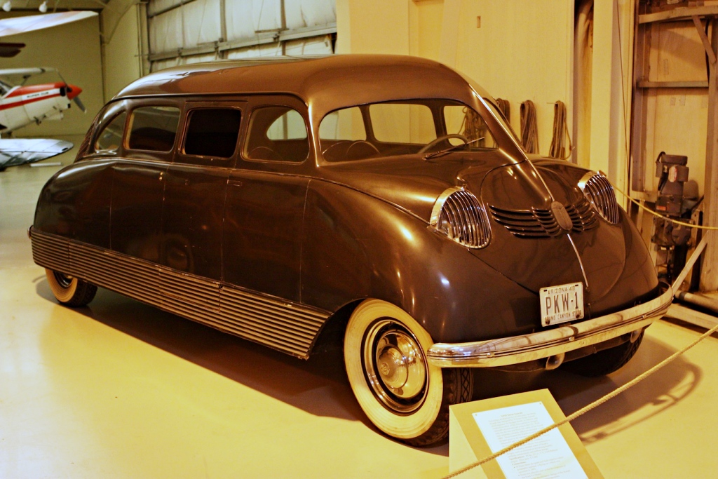 Stout Scarab, the first minivan, Owl's Head Transportation Museum, Rockland ME.