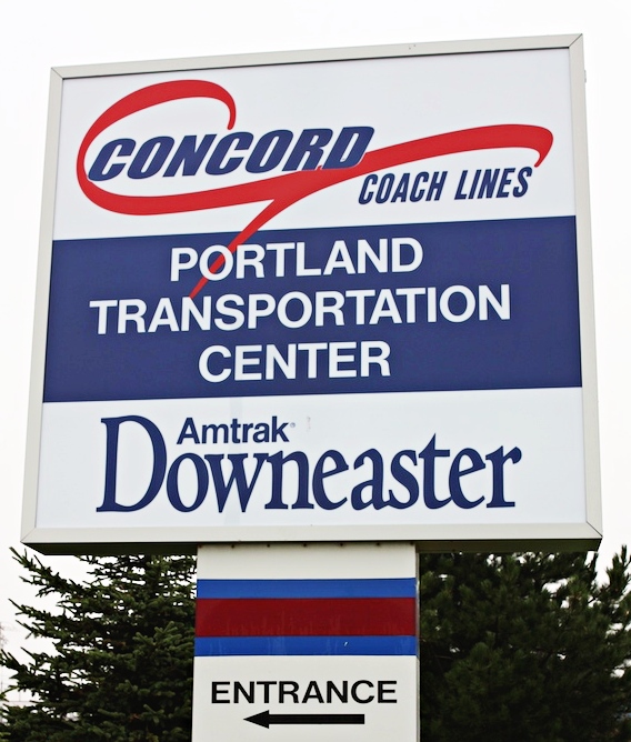 Portland Transportation Center sign