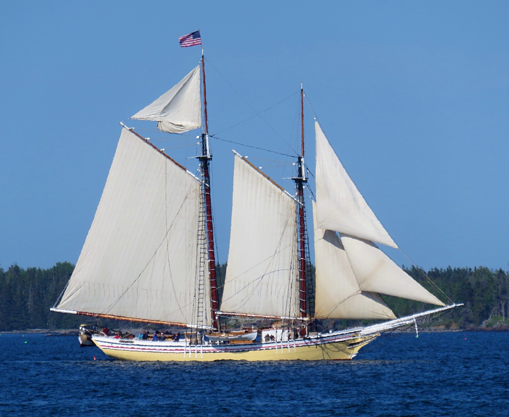 Maine windjammer sailing ship