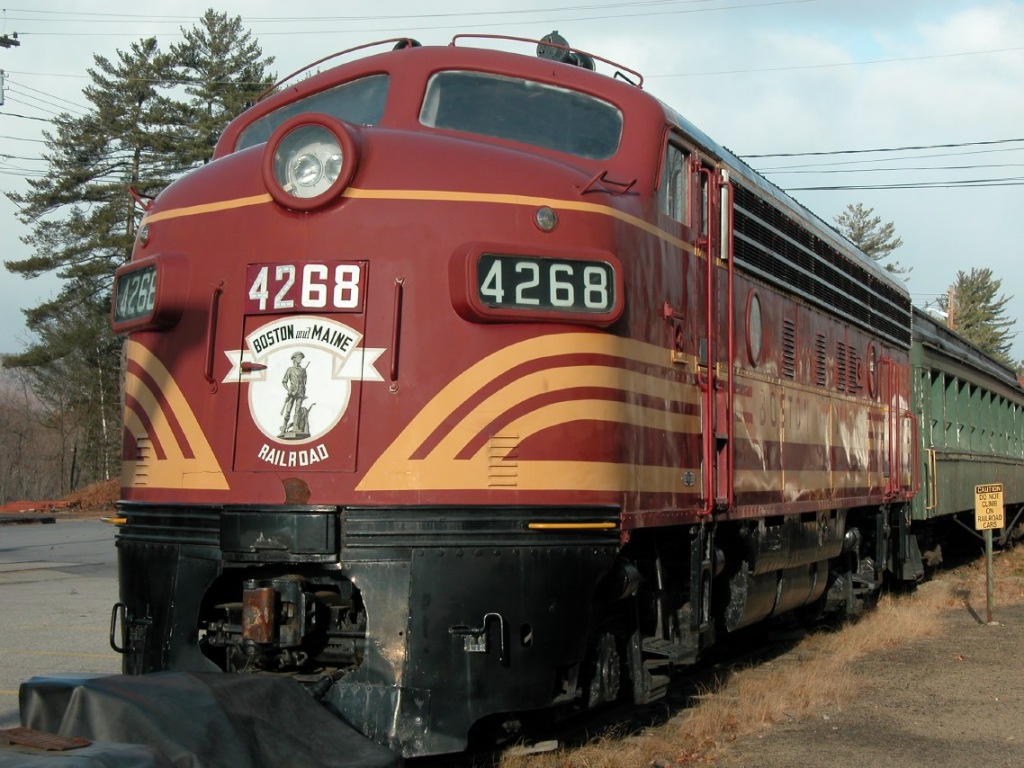 Conway Scenic Railroad Locomotive, North Conway NH