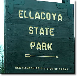 Ellacoya State Park Sign, Laconia NH