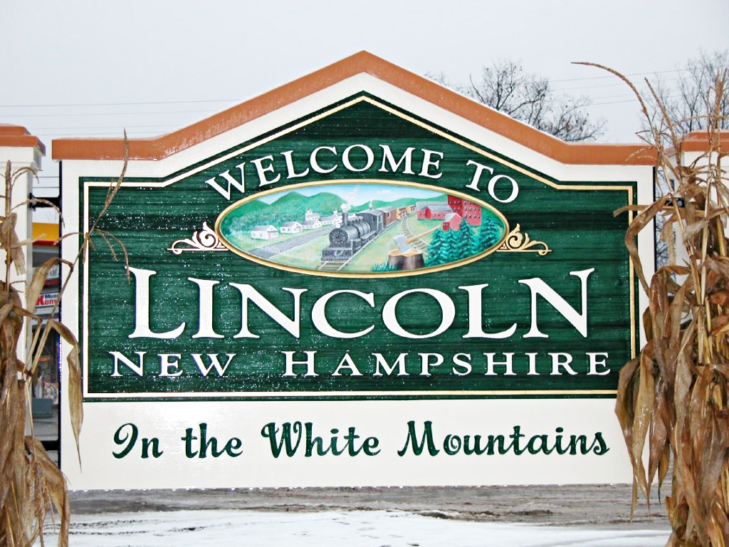 Lincoln NH sign