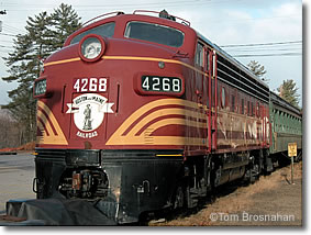 Conway Scenic Railroad Locomotive, North Conway NH