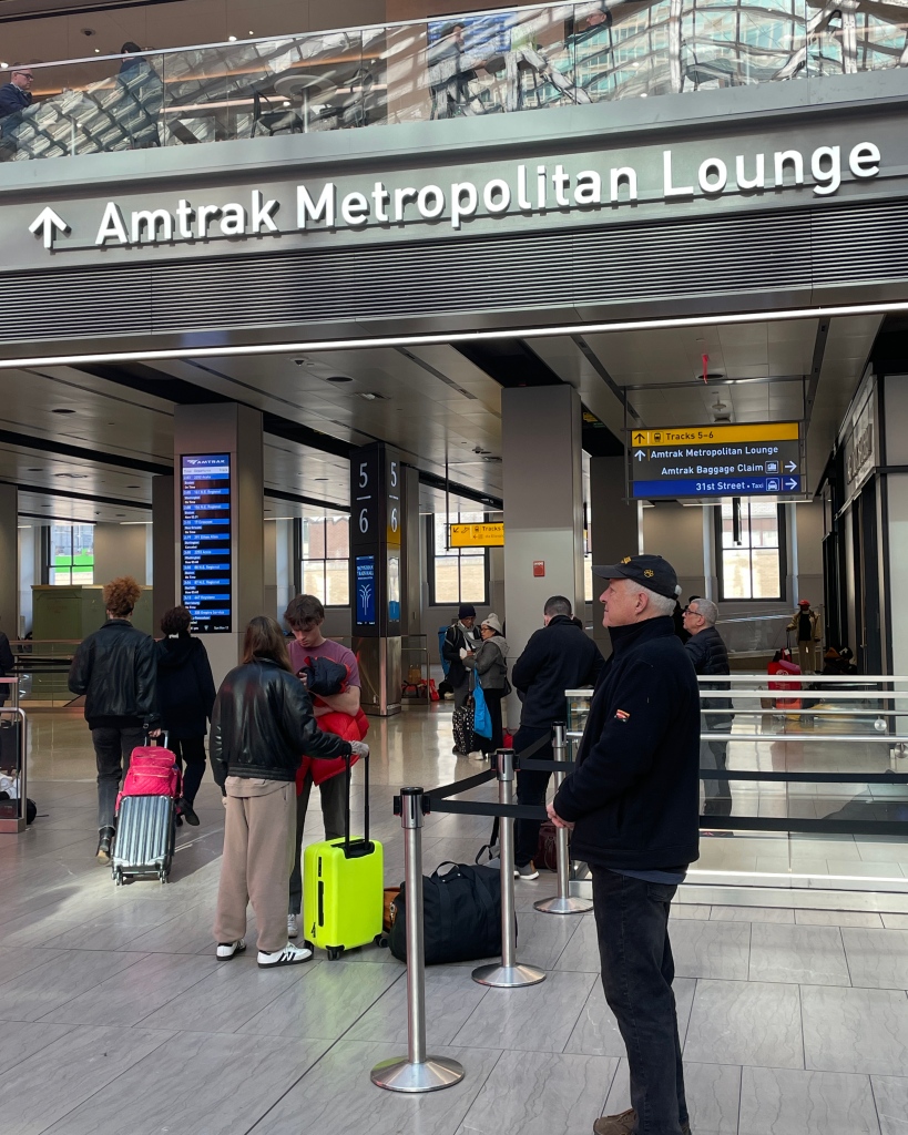 Amtrak Lounge, Moynihan Train Hall, New York City