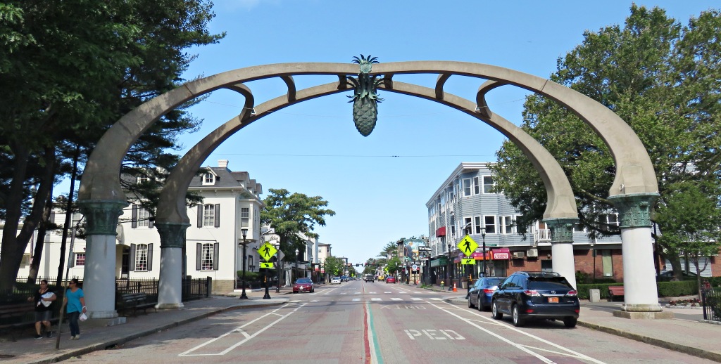 La Pigna (Pine Cone) Arch over Atwells Avenue, Providence, Rhode Island