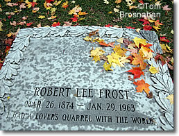 Robert Frost's Grave, Bennington, Vermont