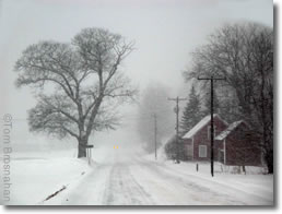 Winter scene, Vermont