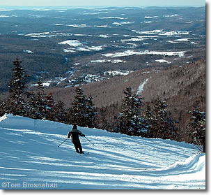 Madonna Mountain summit, Smugglers Notch Ski Resort, Vermont
