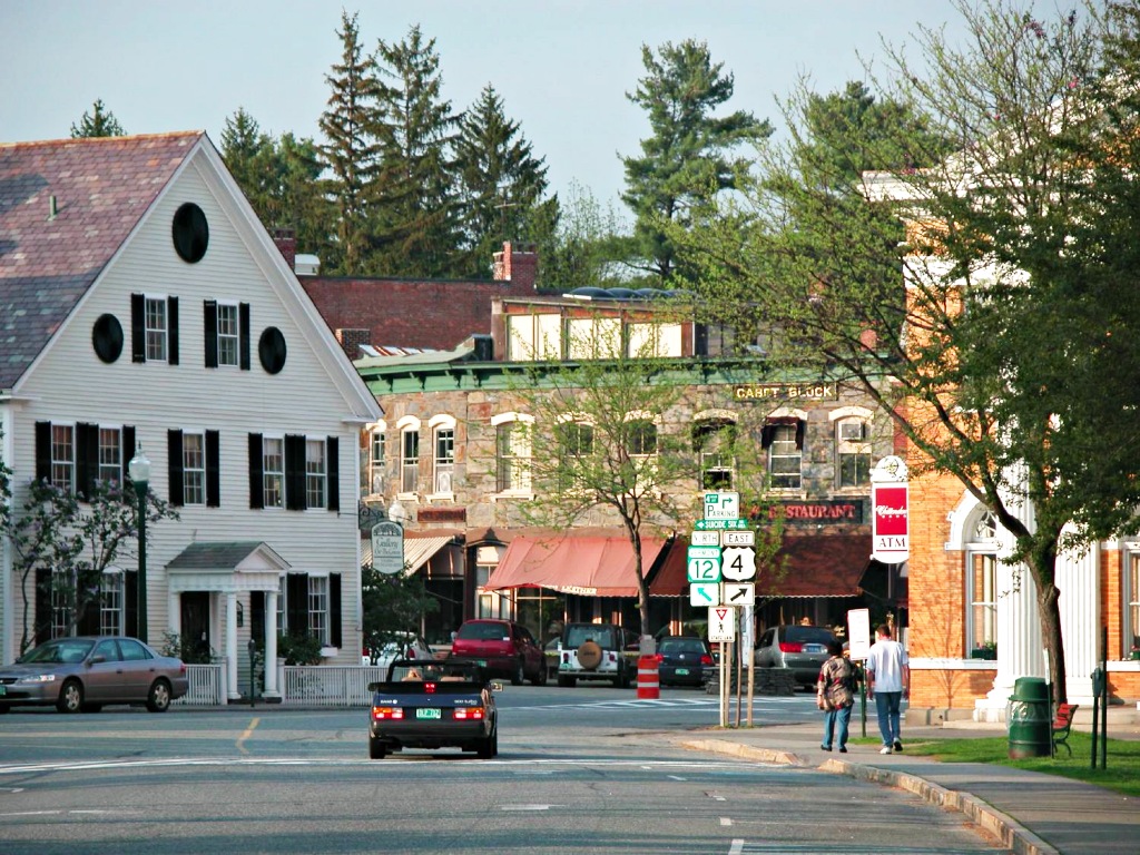 Center of Woodstock, Vermont